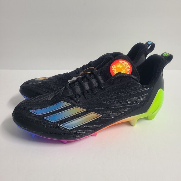 NEW Adidas Adizero Big Mood Emoji Football Cleats GW7620 Size 11 Black